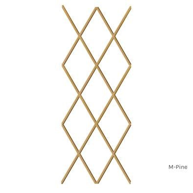 17DV Pine Diamond Window Grille