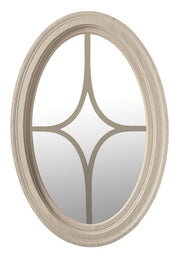 Poly Brickmold Oval window Clear Glass Diamond Grille Not Primed