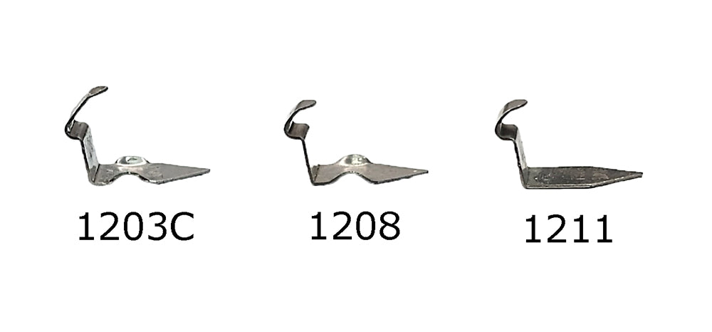 Image containing 3 concealed grille fasteners, 1203c, 1208, and 1211