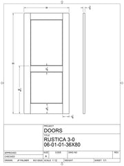 Rustica Cedar Screen Door