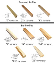 Window Grille Full Surround and Bar Profiles