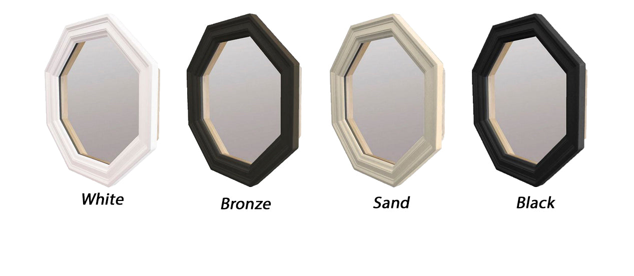 Slideshow Image showing 4 colors of Town Light Windows, White, Bronze, Sand and Black.
