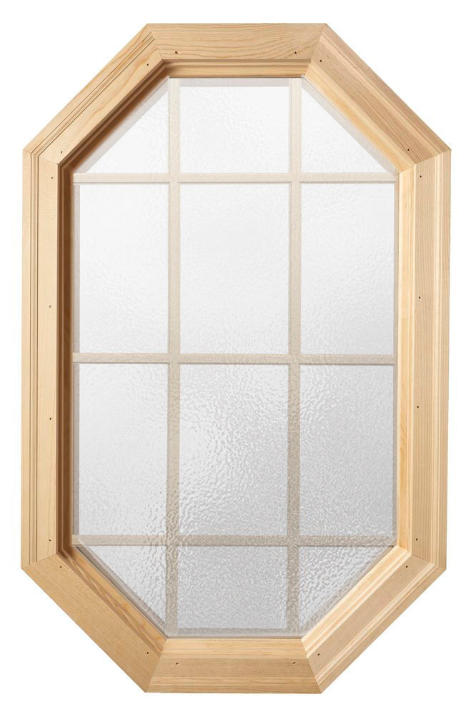 Tall Cabin Light Octagon Window Obscure Glass