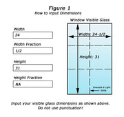 Example of How to Input Dimensions
