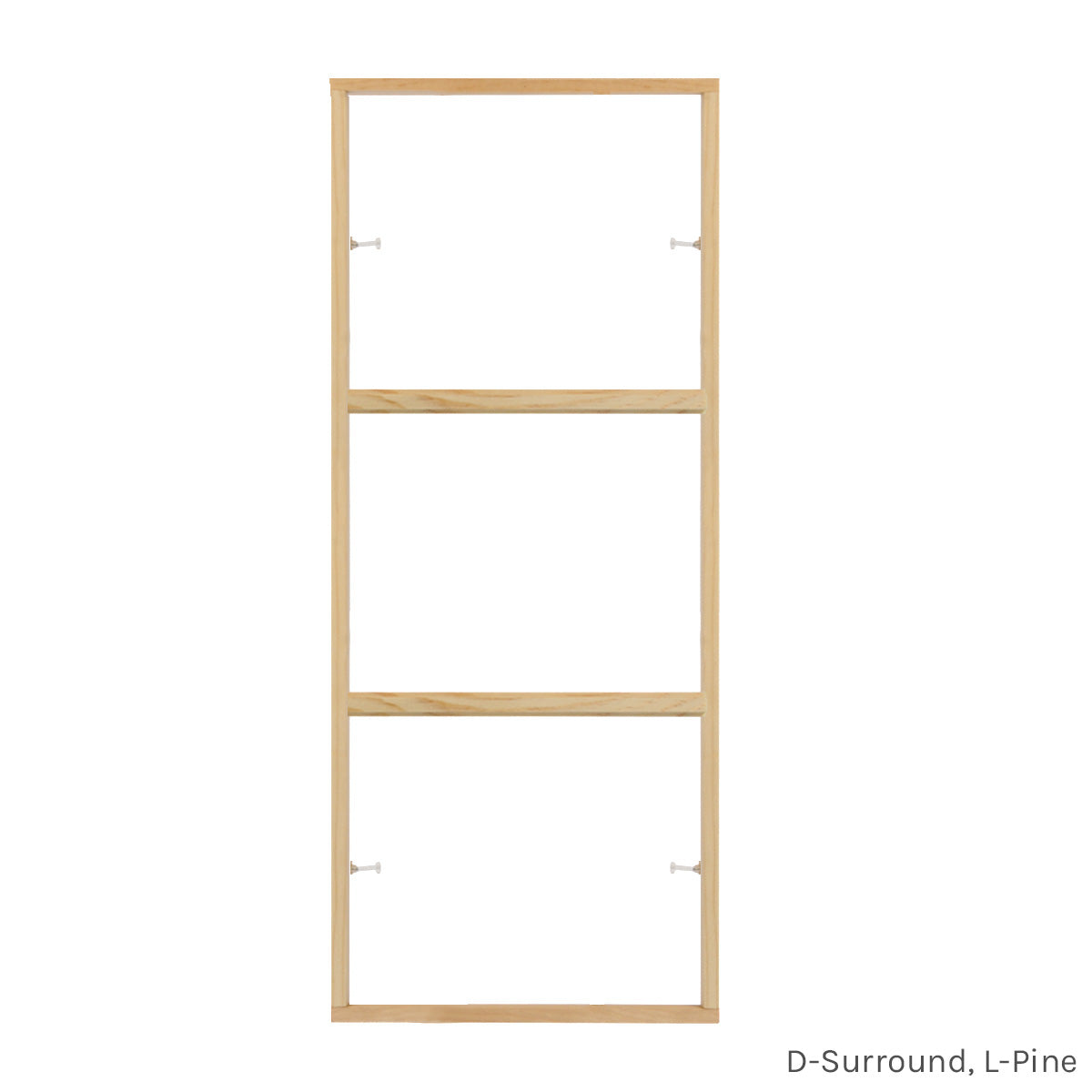 3 light pine customizable window grill insert