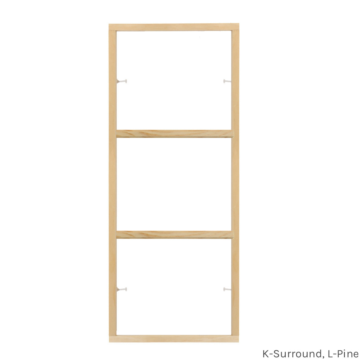 3 light pine customizable window grill insert