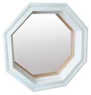 Large Cabin Light Octagon Window Primed Exterior