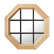 Cabin Light Octagon Window Clear IG Bronze Internal Grille