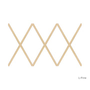 L-Pine 10 Light Diamond Non Surround Window Grille