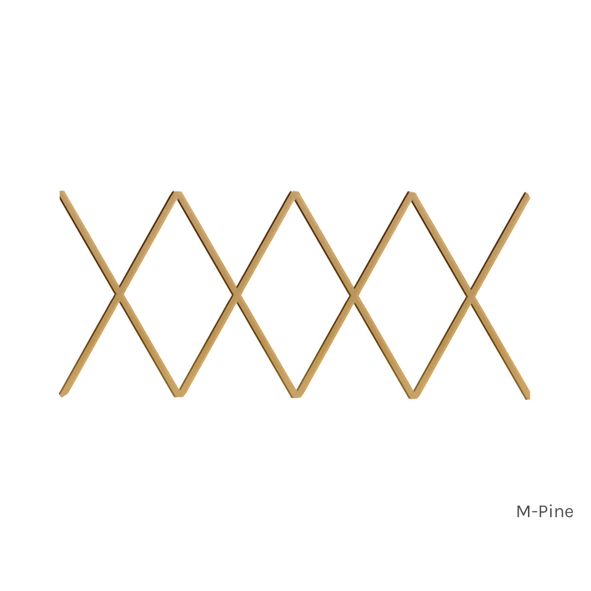 M-Pine 13 Light Diamond Non Surround Window Grille