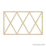 10 Light Diamond Full Surround Grille L-pine K-Surround