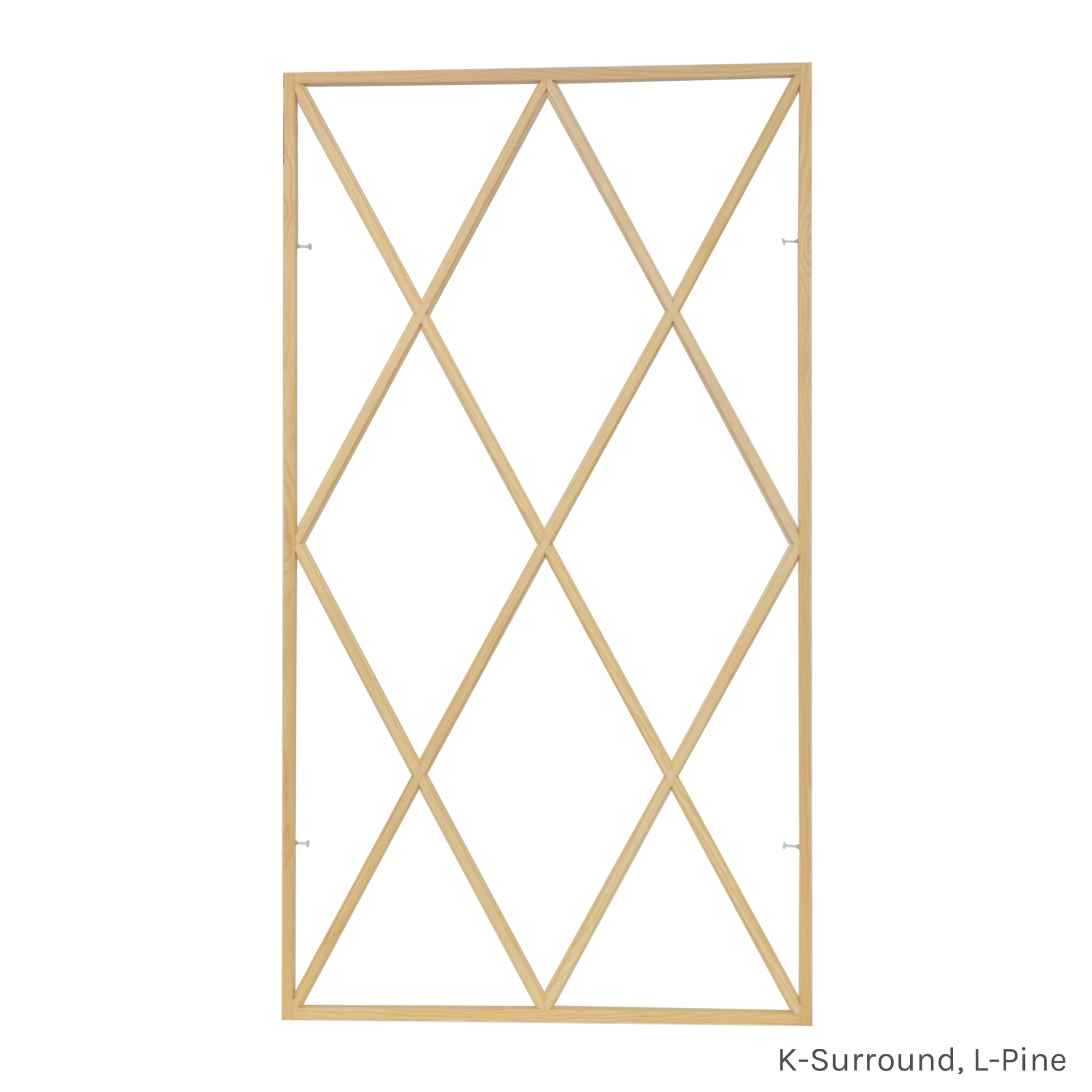 12 Light Diamond Full Surround Grille, L-Pine, K-Surround