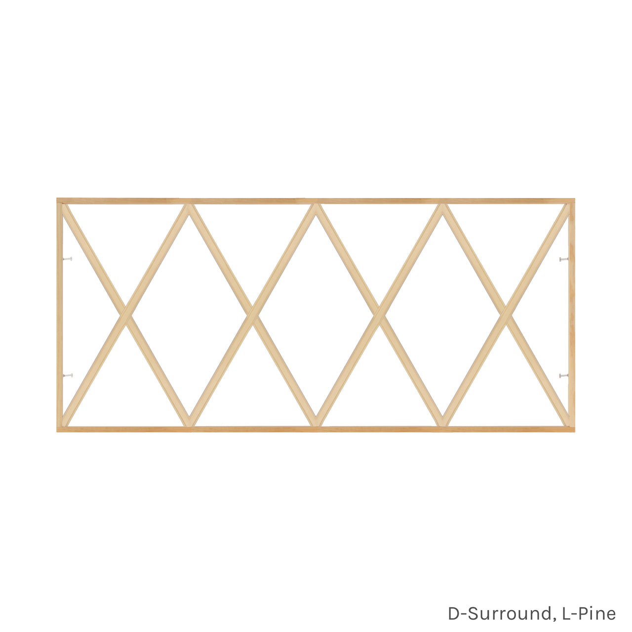 13 Light Diamond Full Surround Grilles, L-Pine, D-Surround