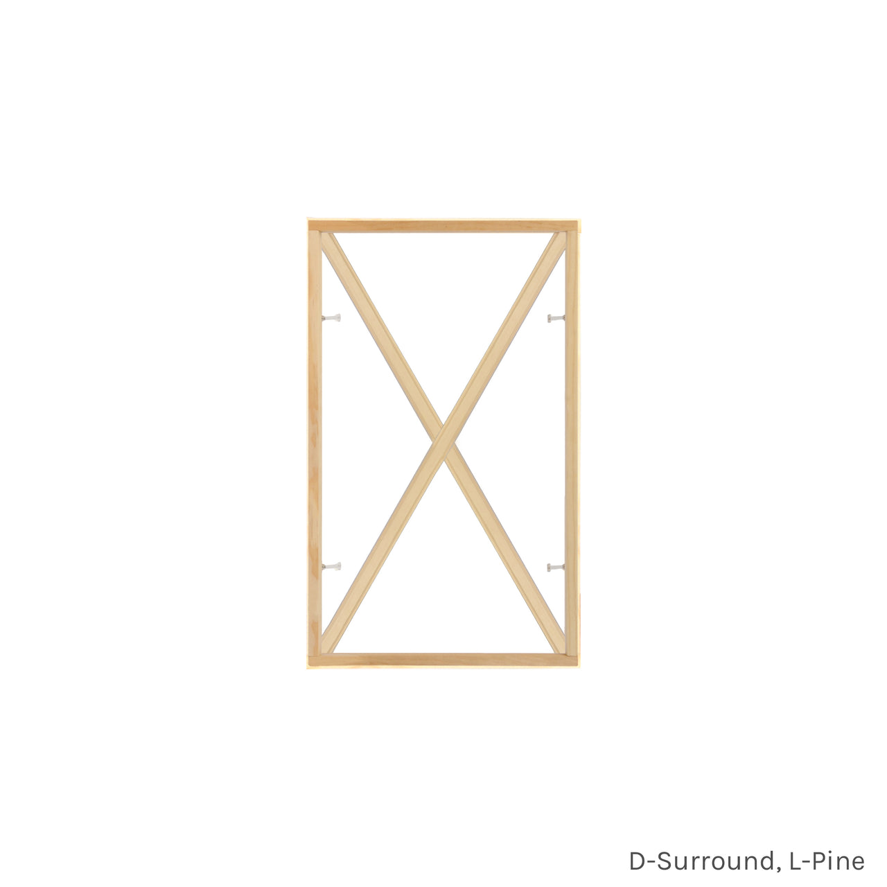 4 Light Diamond Full Surround Grille, L-Pine, D-Surround