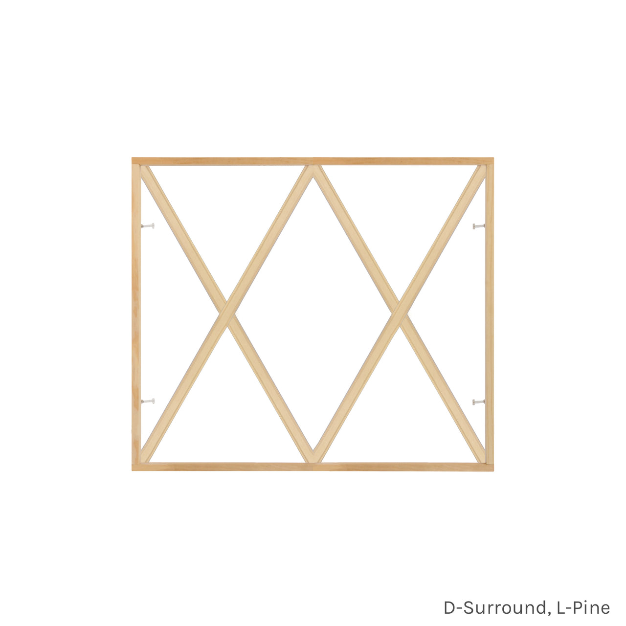 7 Light Diamond Full Surround Grille, L-Pine, D-Surround