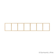 7 light colonial grid for casement and double hung windows