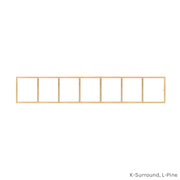 7 light colonial grid for casement and double hung windows