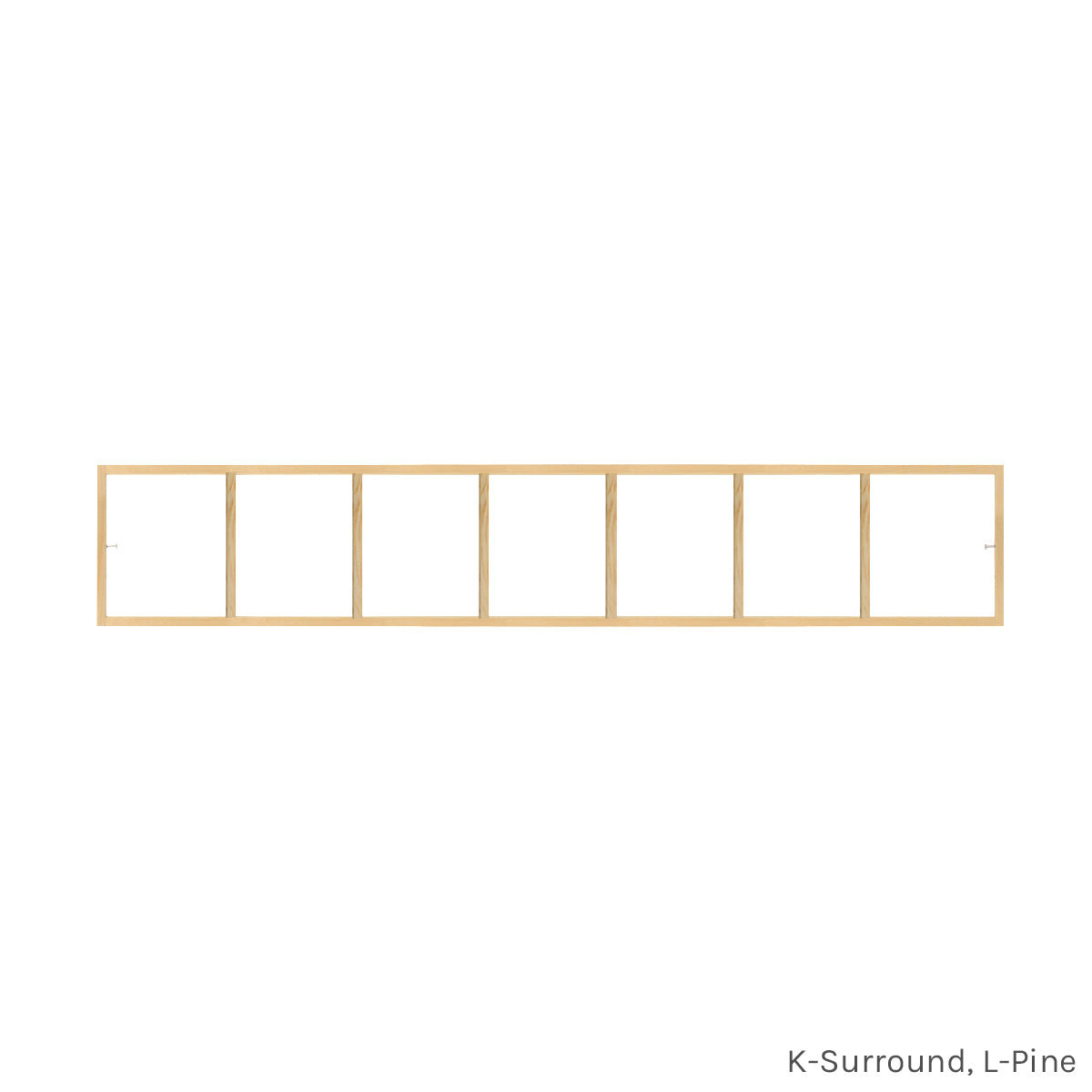 7 light colonial grid for casement and double hung windows