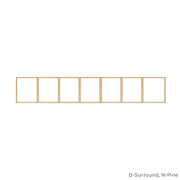 7 light colonial grid for casement and double hung windows