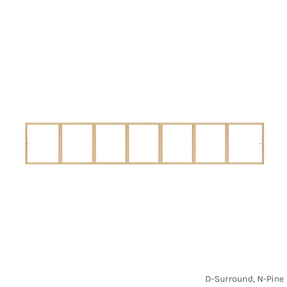 7 light colonial grid for casement and double hung windows