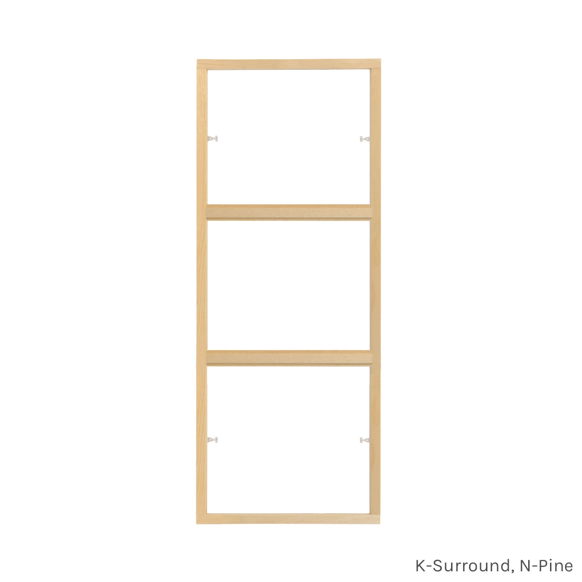 3 light pine customizable window grill insert