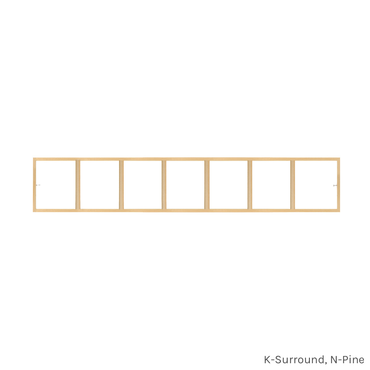 7 light colonial grid for casement and double hung windows