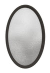 Rambler Bronze Poly Oval Window Obscure Insulated Glass