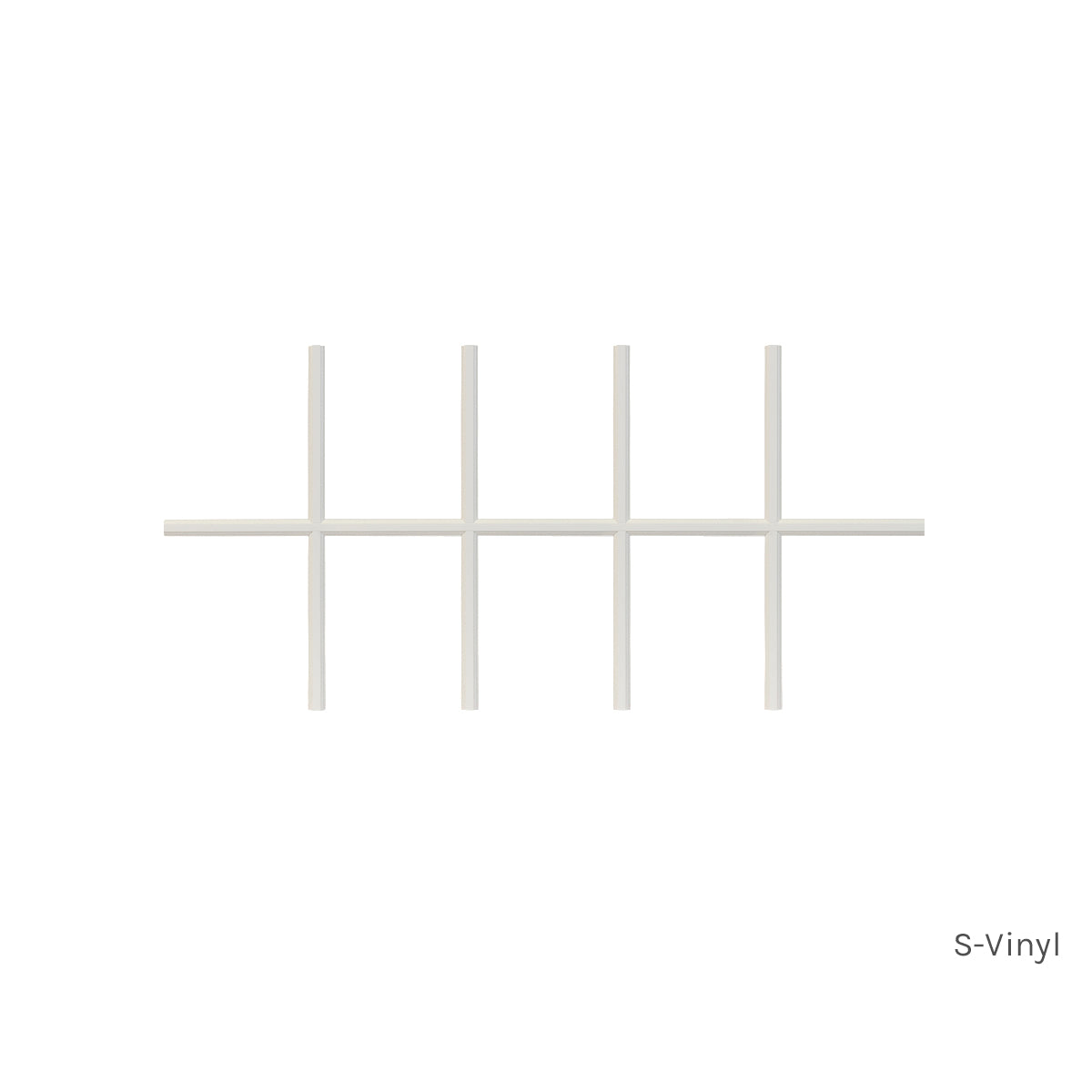 5 Wide x 2 High 10 Light Vinyl Grille