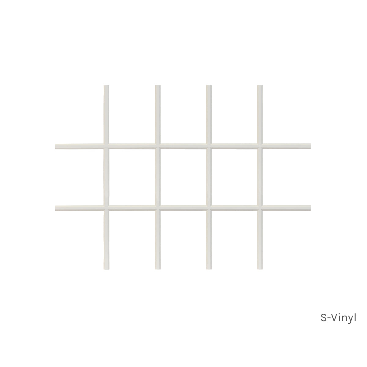 5 Wide x 3 High 15 Light Vinyl Grille