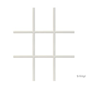 9 Light Vinyl Grille 3 Wide x 3 High