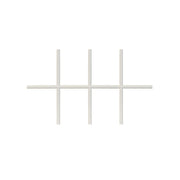 8 Light Vinyl Grille 4 Wide x 2 High