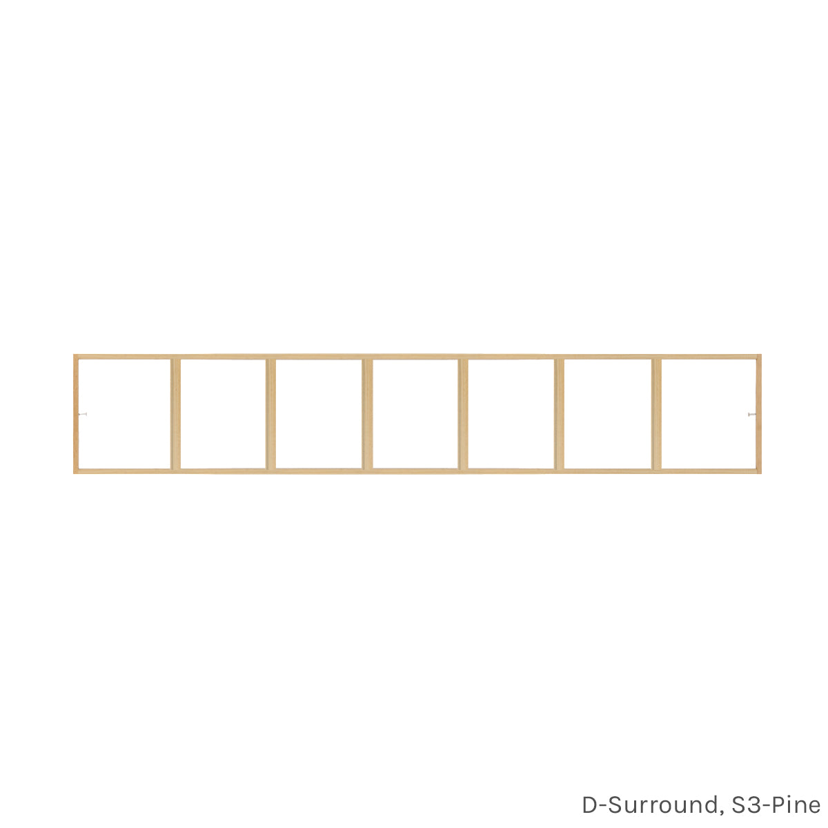 7 light colonial grid for casement and double hung windows