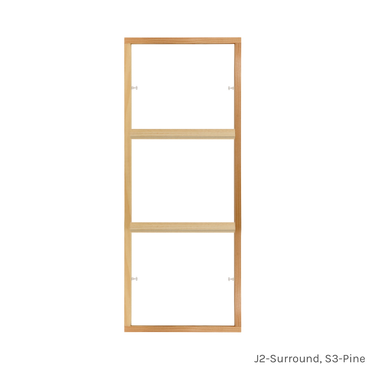 3 light pine customizable window grill insert