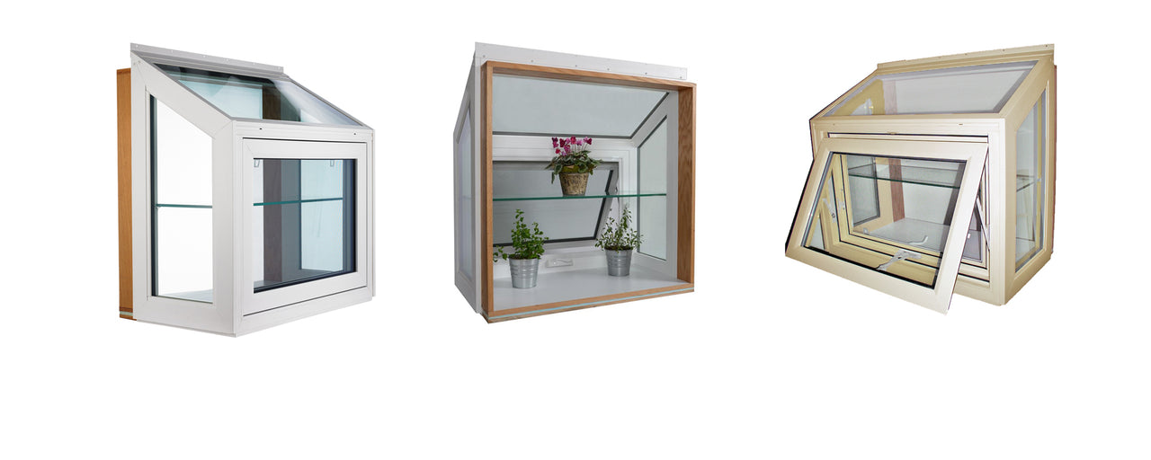 Slideshow image showing 3 Meadow View Garden Windows.