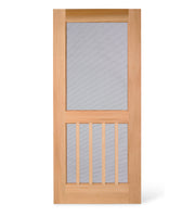 Decorative Cedar Screen Door