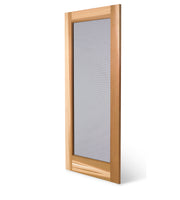 Grande Full View Cedar Screen Door Angle View