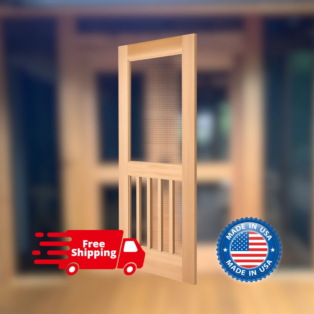Cedar storm doors for cabins, Douglas Fir screen doors rustic homes, Western Red Cedar screen doors, Wood storm doors for cabins, Rustic cedar screen door, Custom Douglas Fir storm doors, Handcrafted wood screen doors, Cedar cabin entry doors, Rustic wooden storm doors, Cedar and Fir screen doors for lake homes
