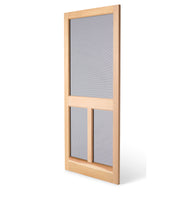 Ranch Style Cedar Screen Door Angle View