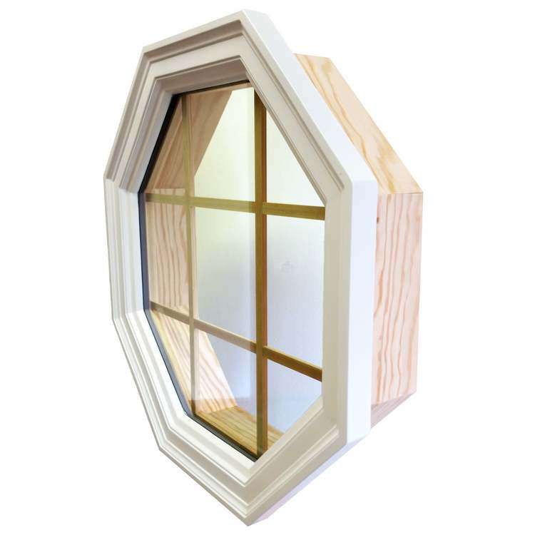 4 Season Town Light Poly Brickmould Octagon Window Full Jamb