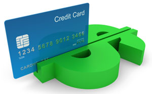 Credit Card Swiping Dollar Sign Reader
