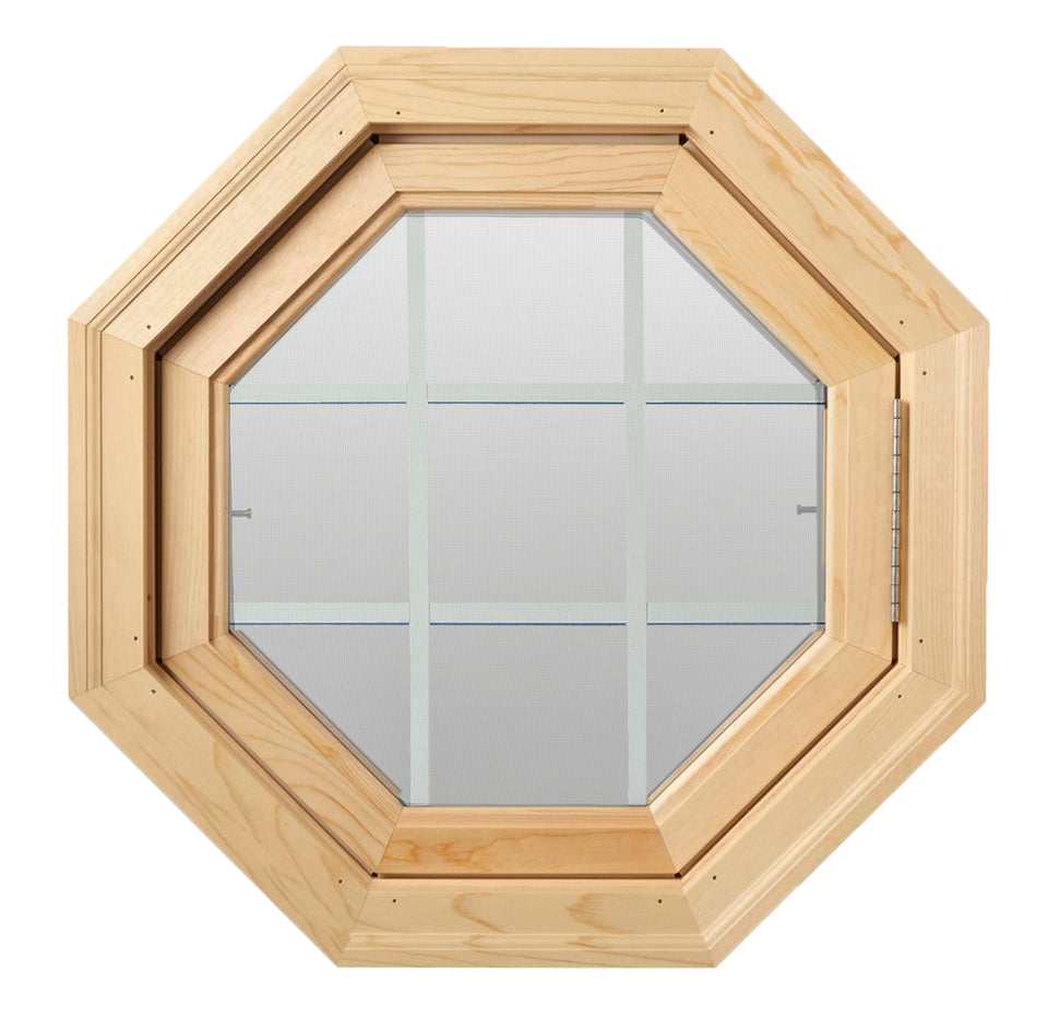 Octagon Windows | 4 Season Large Cabin Breeze Venting Octagon | Fixhome