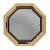 Cabin Breeze Wood Vent Octagon Clear IG Interior View