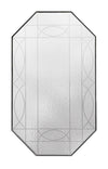 Replacement Insulated Glass for Wood Stationary Octagon Portage Lead Tape Pattern