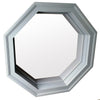 Grey Primed Complete Octagon Window