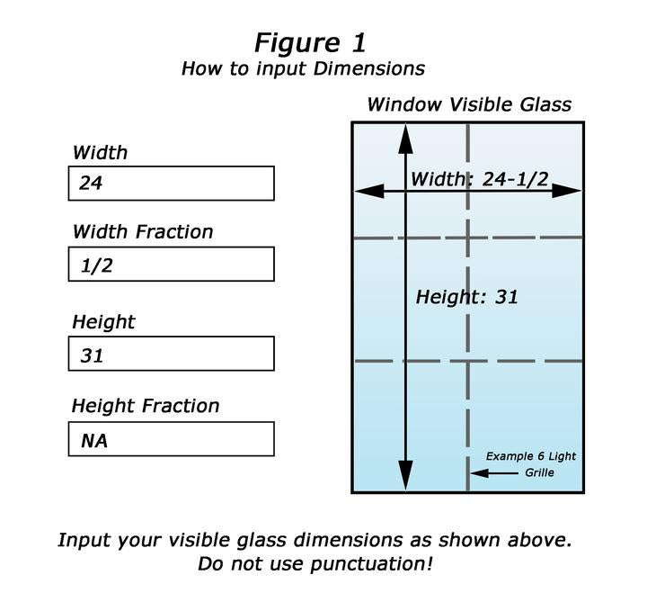 Example of How to Input Dimensions