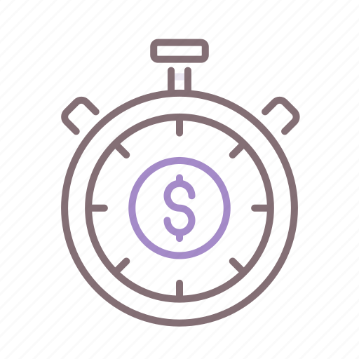 Stopwatch with Dollar sign for labor charge