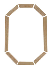 2-1/4" Colonial Pine Trim Kit for 20 x 34 poly stationary octagon window