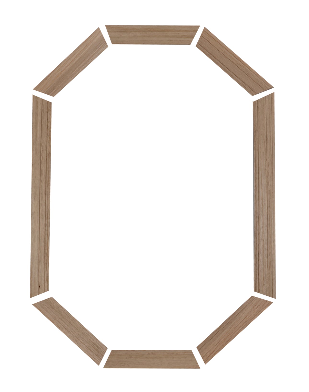 Wood Octagon Accessories | Tall Wood Octagon Trim Kit | Fixhome