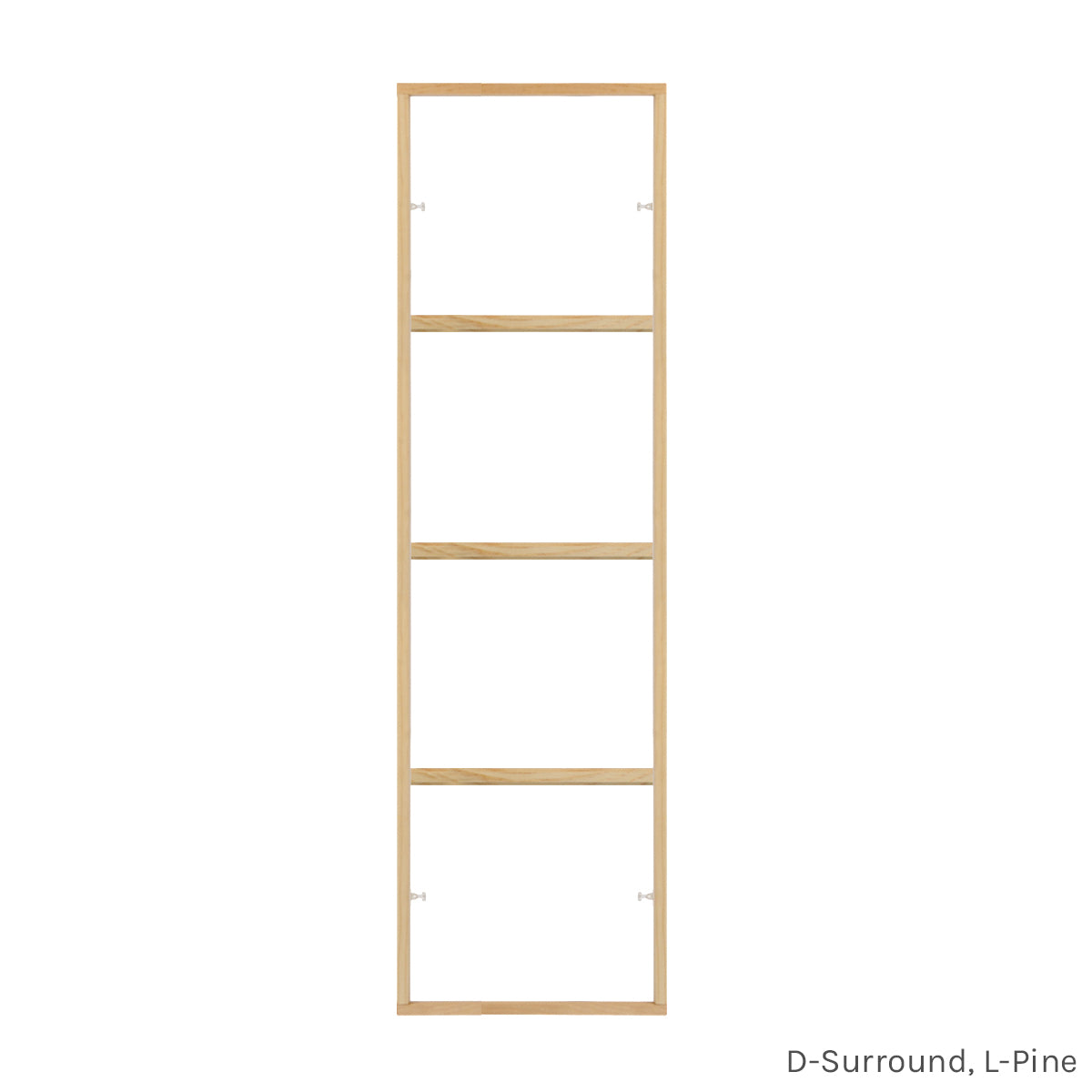 4 light pine colonial window grid insert