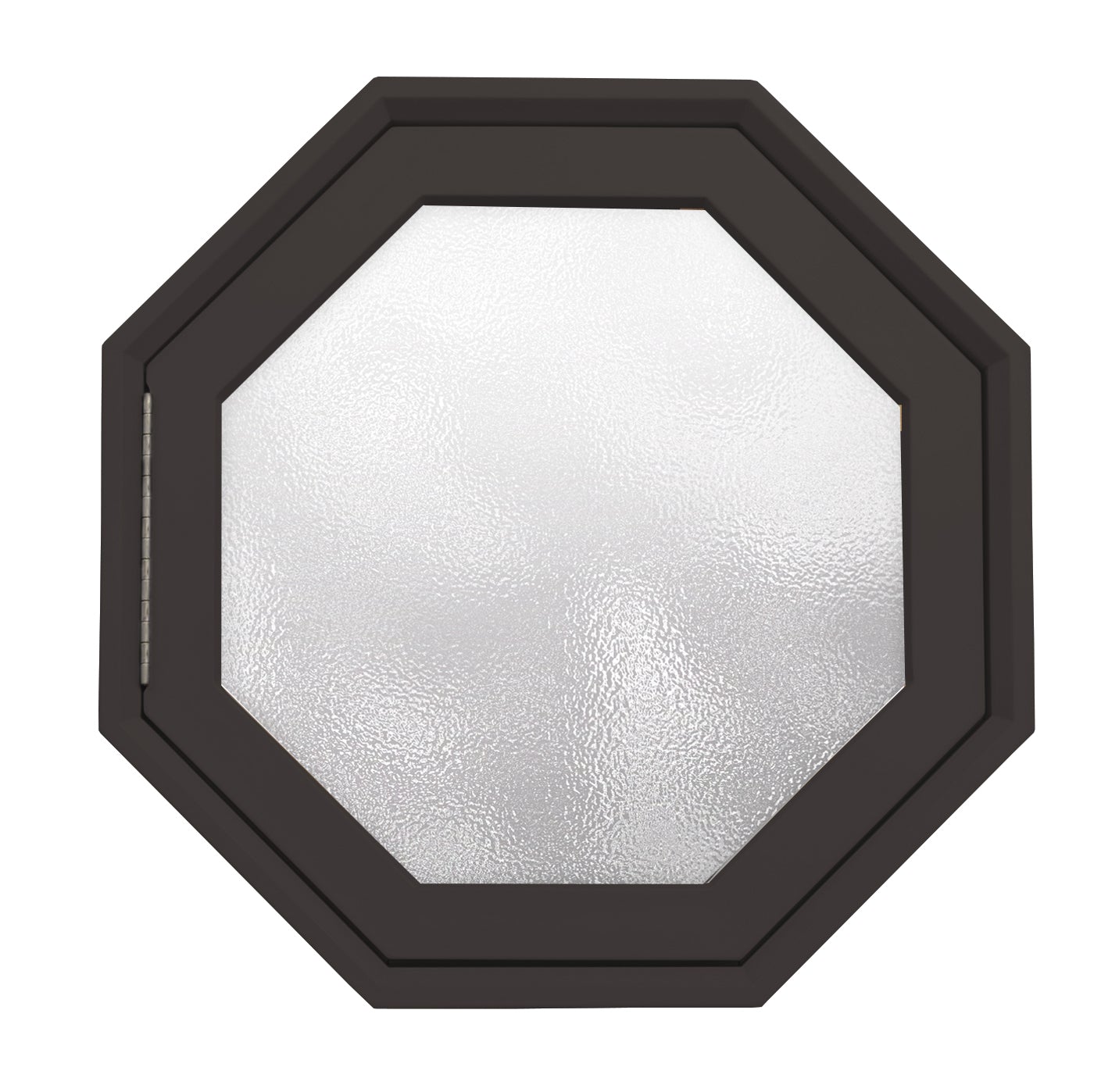 Rambler Breeze Bronze Poly Venting Octagon Obscure IG Glass Hinged Left